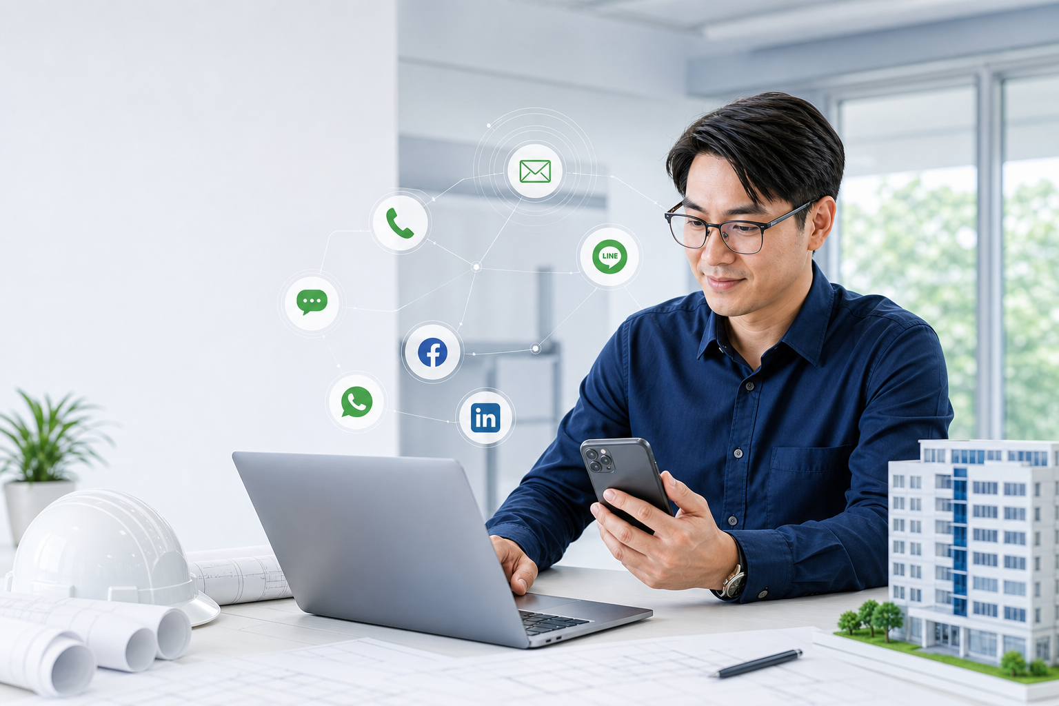 GreenControls building consultant available through email, phone, web enquiry, LINE, WhatsApp and social media.